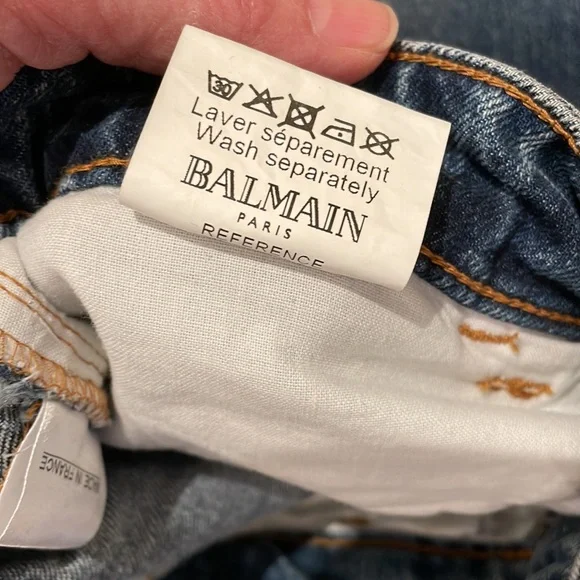 Y2K BALMAIN low rise jeans - Picture 9 of 10